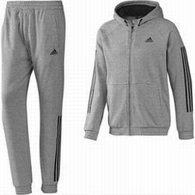 survetement adidas homme gris